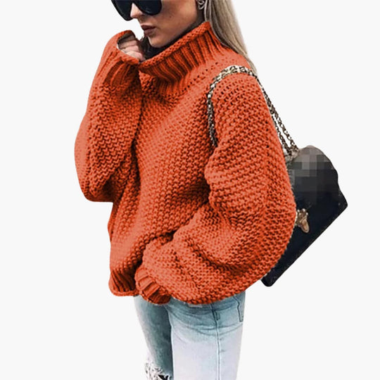 Fiona | Chunky Knit Turtleneck Sweater