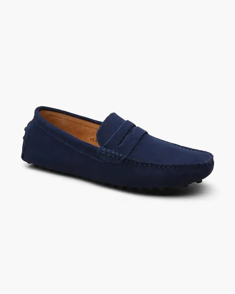 Suede Driver Loafers