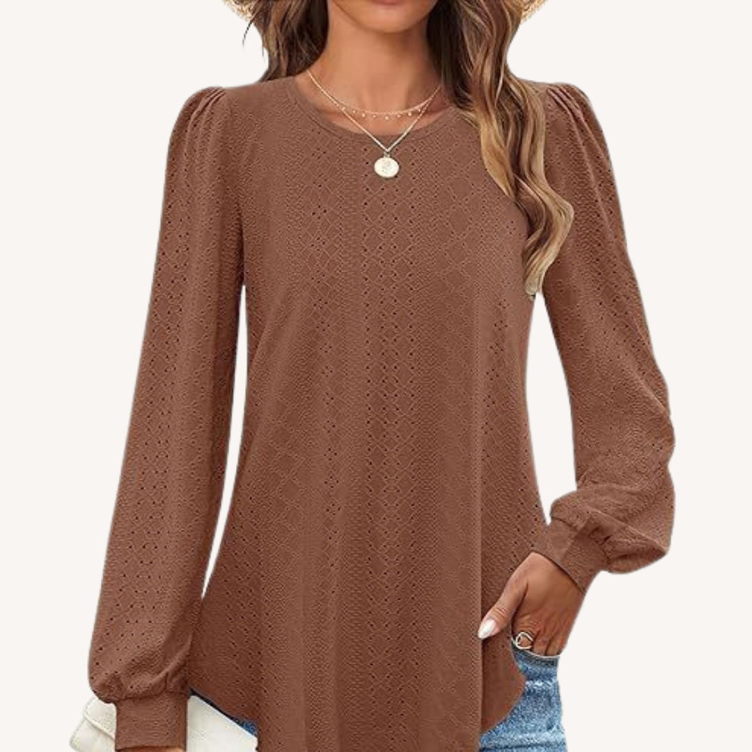 Penny |  Loose-Fit Lantern Sleeve T-Shirt