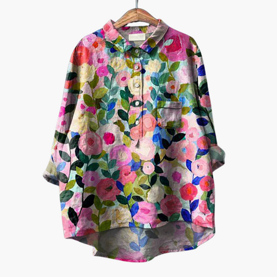 Grace | Classic Floral Blouse