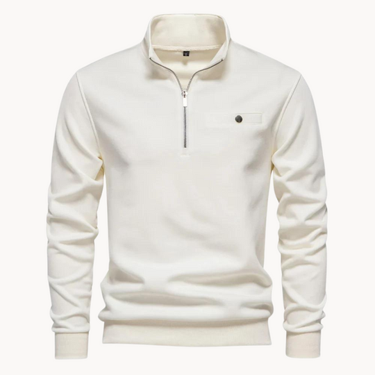 Bennett Mockneck Zip Knit