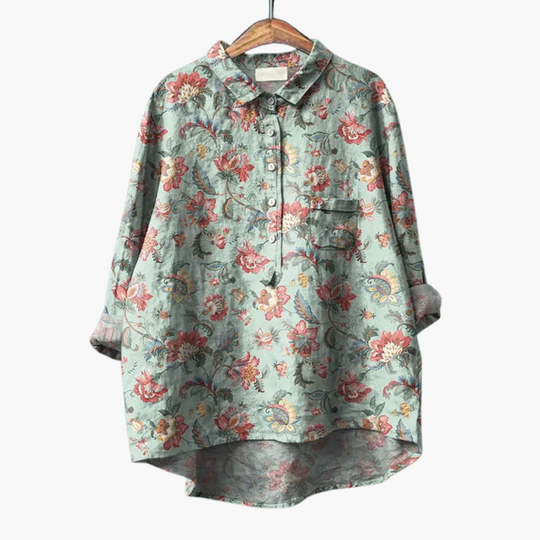 Grace | Classic Floral Blouse