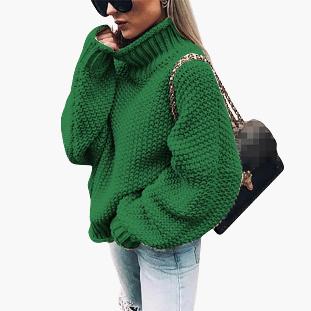 Fiona | Chunky Knit Turtleneck Sweater