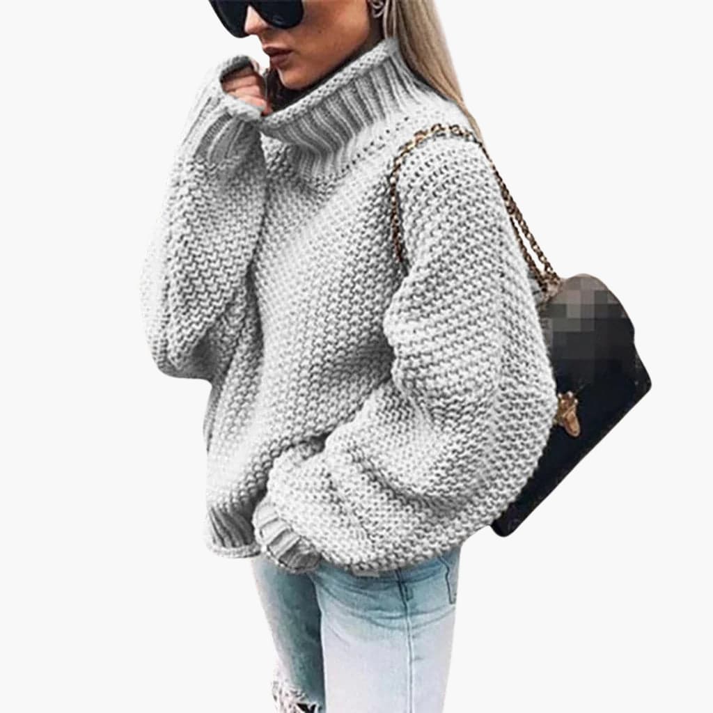 Fiona | Chunky Knit Turtleneck Sweater