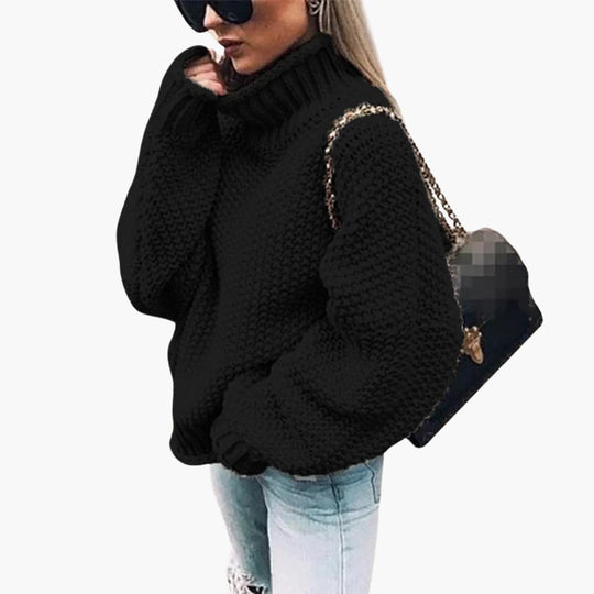 Fiona | Chunky Knit Turtleneck Sweater