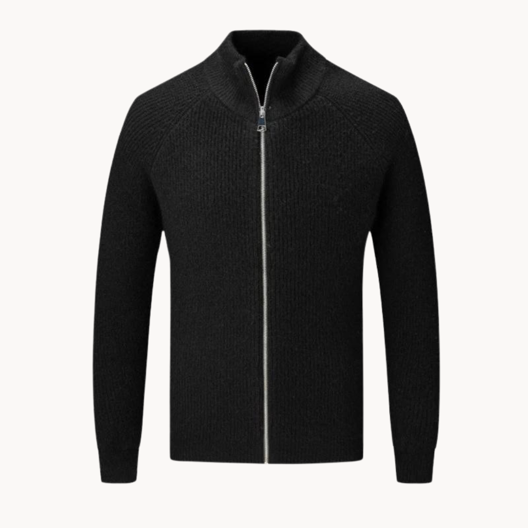 Luca Cashmere Zip Sweater